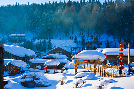 哈尔滨雪乡风光